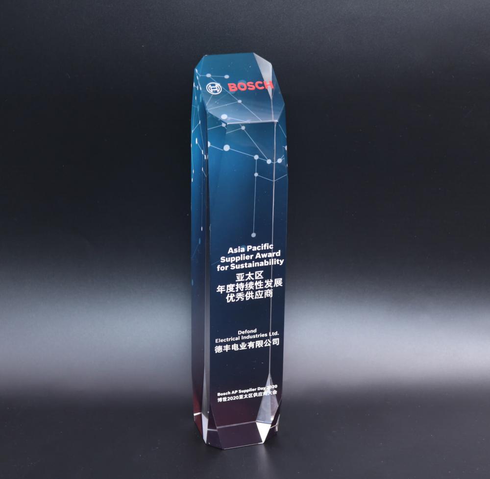 BOSCH Asia Pacific Supplier Award for Sustainability